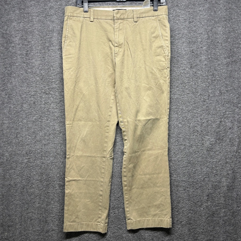 Banana‎ Republic Aiden Chino Pants Mens 31x30 Khaki Casual Trousers
